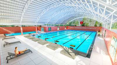 Loyola School Swimming Pool Complex
#newwork #trusswork #swimmingpoolwork #school #retaining_wall