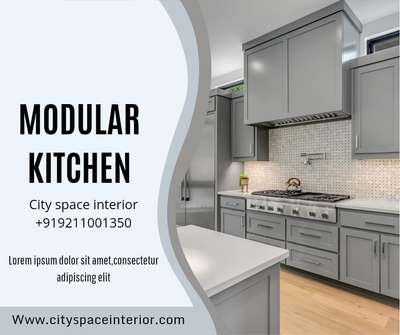 modular kitchen make with City space interior