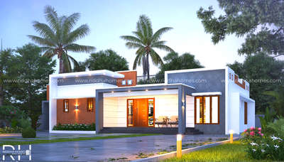 Residence at Thodupuzha
1800 Sq.ft. 3BHK Single Storey Building