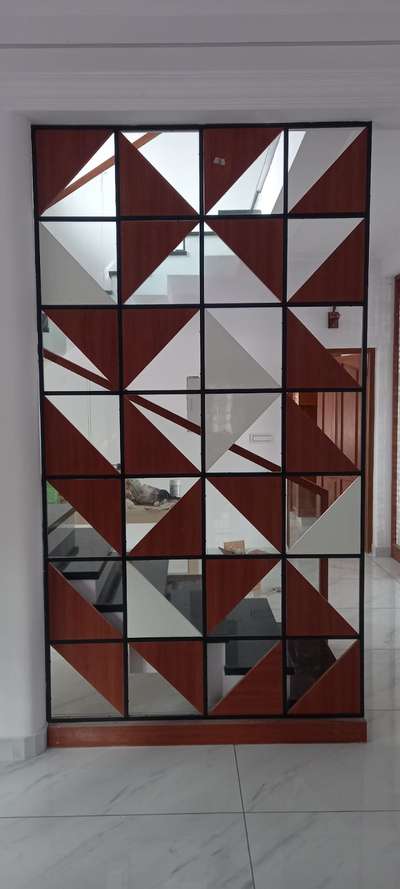 #Metal  #Partition  #wooden combination