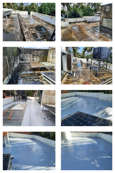 #WaterProofing, Vinca Waterprooring Solutions completed another Successful Waterproofing Project with Custmised Color.