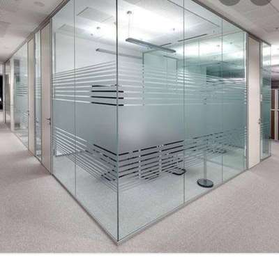 fixx glass partition work  #GlassDoors  #glassfilmservice