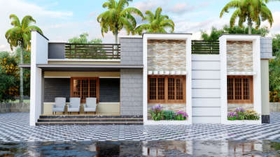 1500 sq. feet 4bhk plan #4BHKPlans #1500sqftHouse #ContemporaryHouse #keralaarchitectures