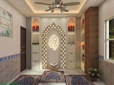 islamic prayer home design ₹₹₹
 #sayyedinteriordesigner  #sayyedinteriordesigns  #sayyedmohdshah  #islamicprayerroom  #islamicart