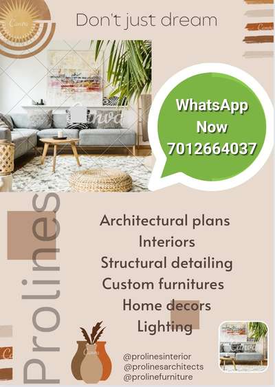 #Architectural&Interior #architecturedesigns #Architect #KeralaStyleHouse #modernhome #InteriorDesigner