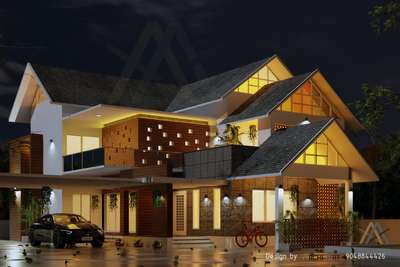 modern house model #modern house model #HouseDesigns  #ElevationHome  #3d  #ElevationDesign #modernhome
 #Architect #KeralaStyleHouse  #Palakkad  #Malappuram  #TRISSUR  #HomeDecor