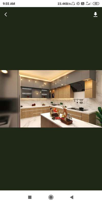 #woodenkitchen#modernfurniture#kitchen#modularkitchen