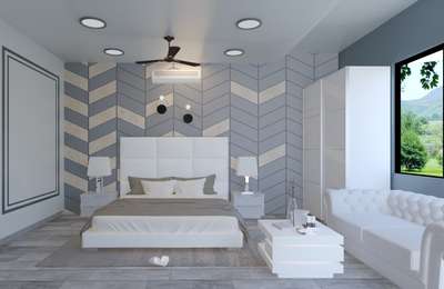 Boy bedroom simple concept
