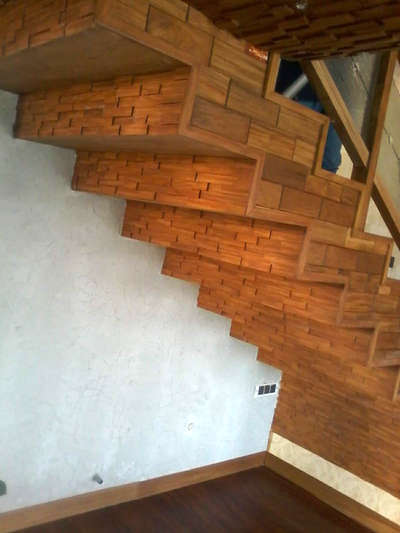 #StaircaseDesigns #woodenpanelling #Aluva #Ernakulam