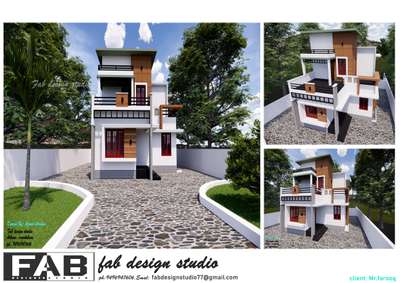 2100 sqft residential project at aluva. fab design studio.