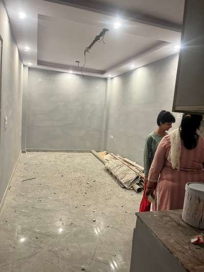 Small home interior work in progress in laxmi nagar #interior designer