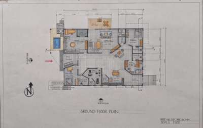 Ground Floor Plan
#Architectural&Interior#handdrafting #jmistudent
# contractors