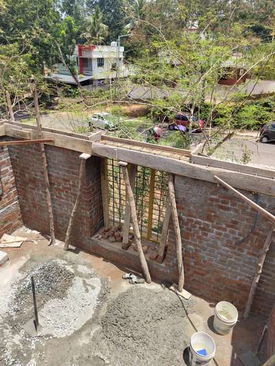 Renovation Work # using good quality Kumarakovil Bricks....