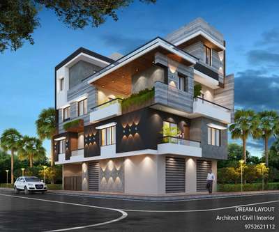 comercial + residential , indore