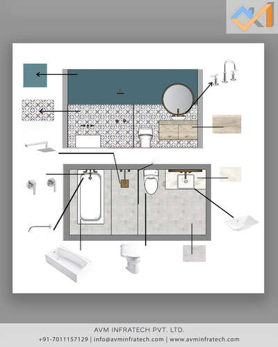 Visual representation of the products which you are going to utilise in the bathroom will be a helpful guide for your client to understand the concept.


Follow us for more such amazing updates.
.
.
#bathroom #bathroomdesign #bathroomdecor #bathroomtiles #bathroomremodel #bathroomrenovation #bathroominspiration #bathroomideas #bathroomgoals #bathroominspo #bathroomstyle #bathroomselfie #bathroomstyling #bathroomdetails #bathroomreno #bathroomdesigns #bathroomvanity #architect #architecture #interior #avminfratech #3d #representation