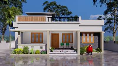 Exterior design
 #KeralaStyleHouse 
 #keralahomedesignz