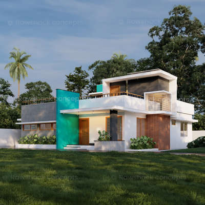 Proposed Residence for Mrs. Shiji at Attingal, Area : 1480 sqft. 
#residence #Architect #architecturedesigns #design #keralaarchitecture #woods #rawshackconcepts #3drenders