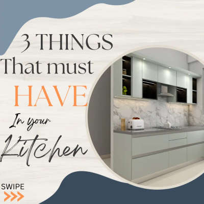 must have these things in your kitchen
 #LargeKitchen  #KitchenCabinet  #modularkitchendesign