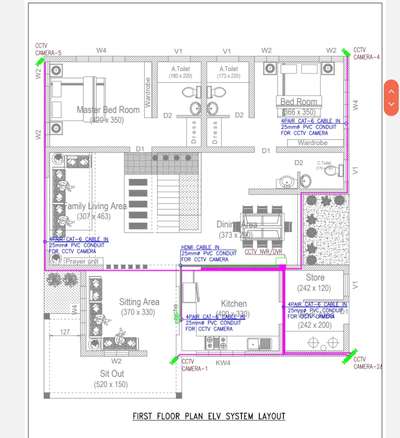 CCTV  SYSTEM LAYOUT
ELECTRICAL PLAN
#Electrical #Plumbing #drawings 
#plans #residentialproject #commercialproject #villas
#warehouse #hospital #shoppingmall #Hotel 
#keralaprojects #gccprojects