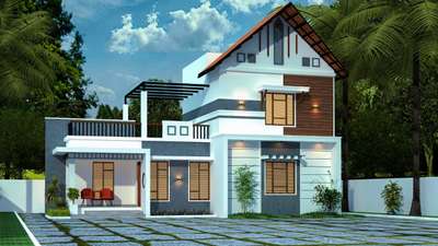 #KeralaStyleHouse  #keralahomeinterior  #3d_exterior  #homedesignkerala  #3dvisualizer  #3Darchitecture  #3dmodeling