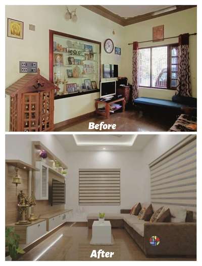 Living room renovation Kannur!