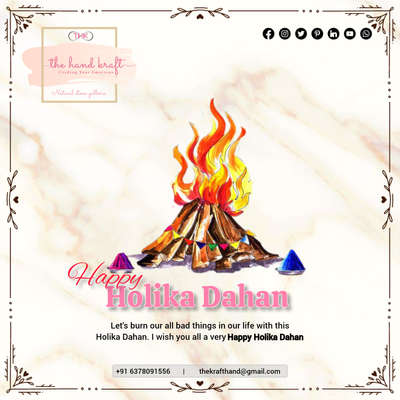 Let's burn our all bad things in our life with this
Holika Dahan. I wish you all a very Happy Holika Dahan                                  #holi #holikadahan