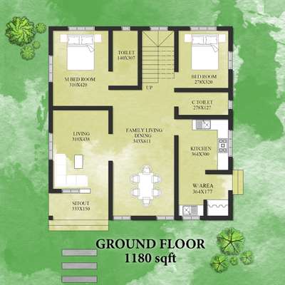 3 BHK, Floor Plan
Ground Floor: 1180 Sqft
First Floor: 360 Sqft

#2dDesign #2ddrwaings #plans #EastFacingPlan #vasthuplan #3BHKPlans #3BHK #3BHKHouse 
#keralahomes #kerala #architecture #plan #keralahomedesign #home #homesweethome #keralaarchitecture #interiordesigner #homedesign #keralahomeplanners #homedesignideas #homedecoration #floorplans #traditional #keralahome #vasthu #vasthuplan #freekeralahomeplans #homeplans #keralahouse #architecturedesign #sitout #budjecthomes #FloorPlans #trendingdesign