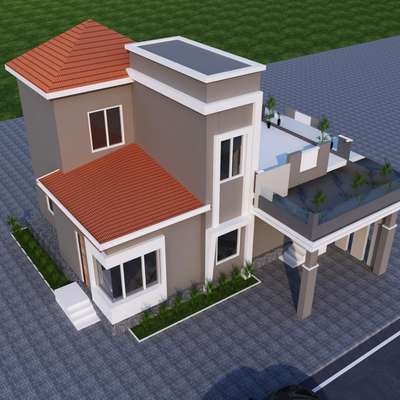 #bungalowdesign #modernhome #InteriorDesigner #exteriordesigns #3d_villa_design #farmhouse