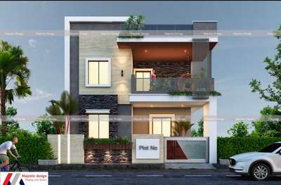 Exterior Design 
 #3d #ElevationHome #3dvisualizer #3d_visualizer #exteriorart #deaigner #artist #HouseDesigns #renderingservices  #InteriorDesigner #jaipurcity #jaipurdesigns