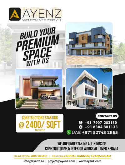 Build your space with us..!!



#construction  #HouseDesigns #KeralaStyleHouse #InteriorDesigner #HouseConstruction #ayenz_constructions #alloverkerala #trendingdesign #new_home