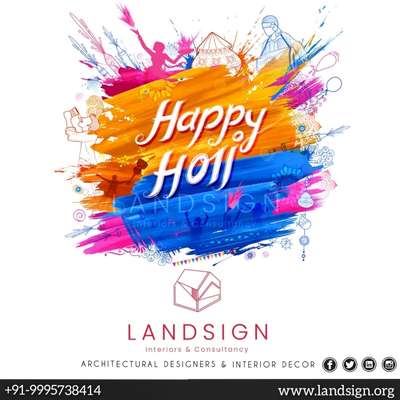 Wishing everyone a happy #holi to all of you from team #landsigninteriors 

#holi #holifestival #holidays #2023
