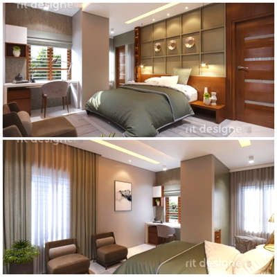 Bedroom interior✨
. 
. 
. 
. 
. 

#InteriorDesigner #interiordesignkerala #keralaarchitectures #keralahomeplans #keralahomedesigns 
#Architectural&Interior #architecturedesigns 
#3dvisulization #BedroomDesigns #kannurarchitects #kannurconstruction
