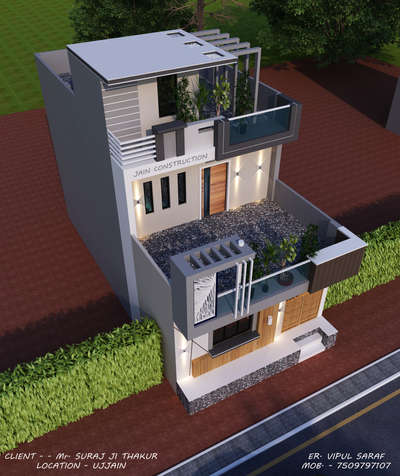#3dhousedesign#modernelevation#exteriorview#2dplanning#3dinteriorandexteriorview#jainconstruction