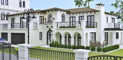 #3Ddesign #Colonialvilladesign #HouseDesigns #exterior3D #3dsmax #3drendering