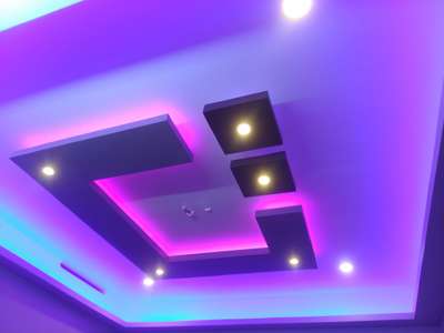 ceiling with LED strips