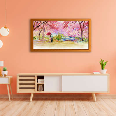 Explore Beautiful Large Scenery  Art From "ചുമർ "🖌️
With Floating Frame
Size 48" W
idth * 24"Height
 #WallPainting #InteriorDesigner #interiorpainting #WallDecors #canvaspainting #oilpainting #watercolor
