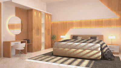 Bedroom interior design 3d view...