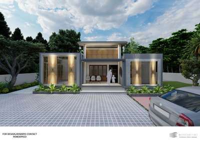 ongoing residence 
kollam
 #exterior3D #LandscapeIdeas  #ContemporaryHouse