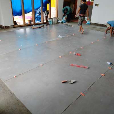 6×4 floor laying with adesive