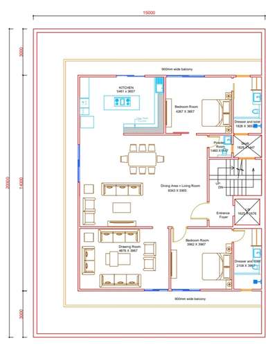 stilt floor plan residential