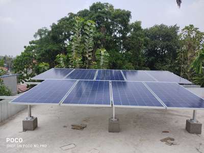 3KW ongrid solar power plant at aluva