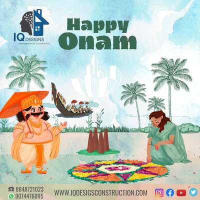 Wish you all a euphoric, prosperous, colorful, healthy, wealthy and fun-filled Onam!
Team IQ DESIGNS
For More Offers, Contact Us - 8848721023,9074476095
#builders #construction #architectural #homesweethome #house #dreamhomes
