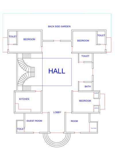 rough layout of villa design 
call or whatsapp-8690020072 
for design your home
 #2DPlans  #HouseDesigns  #FloorPlans  #buildingdesign  #houseplan