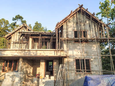 Ongoing site. 
#HouseConstruction 
#residentialproject