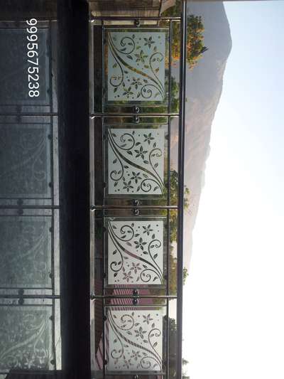 #glass design #ss handrail  #ss  #balcony design  #parapat design #traditionl glass design