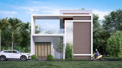 3D view,  #HouseDesigns #ContemporaryHouse #ElevationHome
