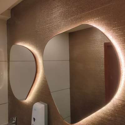 #wall_mirror_design #mirrors #LED_Mirror #Homedecore