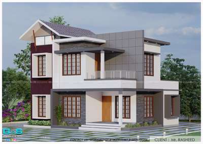 Residence at vallikkkunnu.
Malappuram
Area: 1598.00.  sqft
more details:: 9633020487 #architecturedesigns  #KeralaStyleHouse  #keralaarchitectures  #FloorPlans  #exteriors