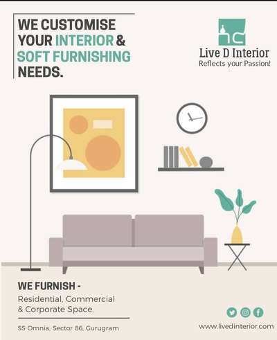 We customise your interior and soft furnishing needs - Residential, Commercial & Corporate space.

Contact us for any queries and requirements.

#amazing#happy#instamood#insta#party#photo#black#contests#beach#instagood#fitness#followme#girls#photooftheday#photography



#InteriorDesigner  #KitchenInterior  #Architectural&Interior  #interiordesigners #gurgaon