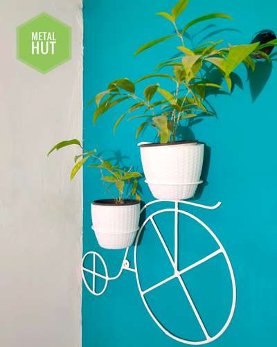 #pot_stand #WallDecors #wall_crafts #craft #customized_wall #caricature #Indoor #outdoors #Metal_hut